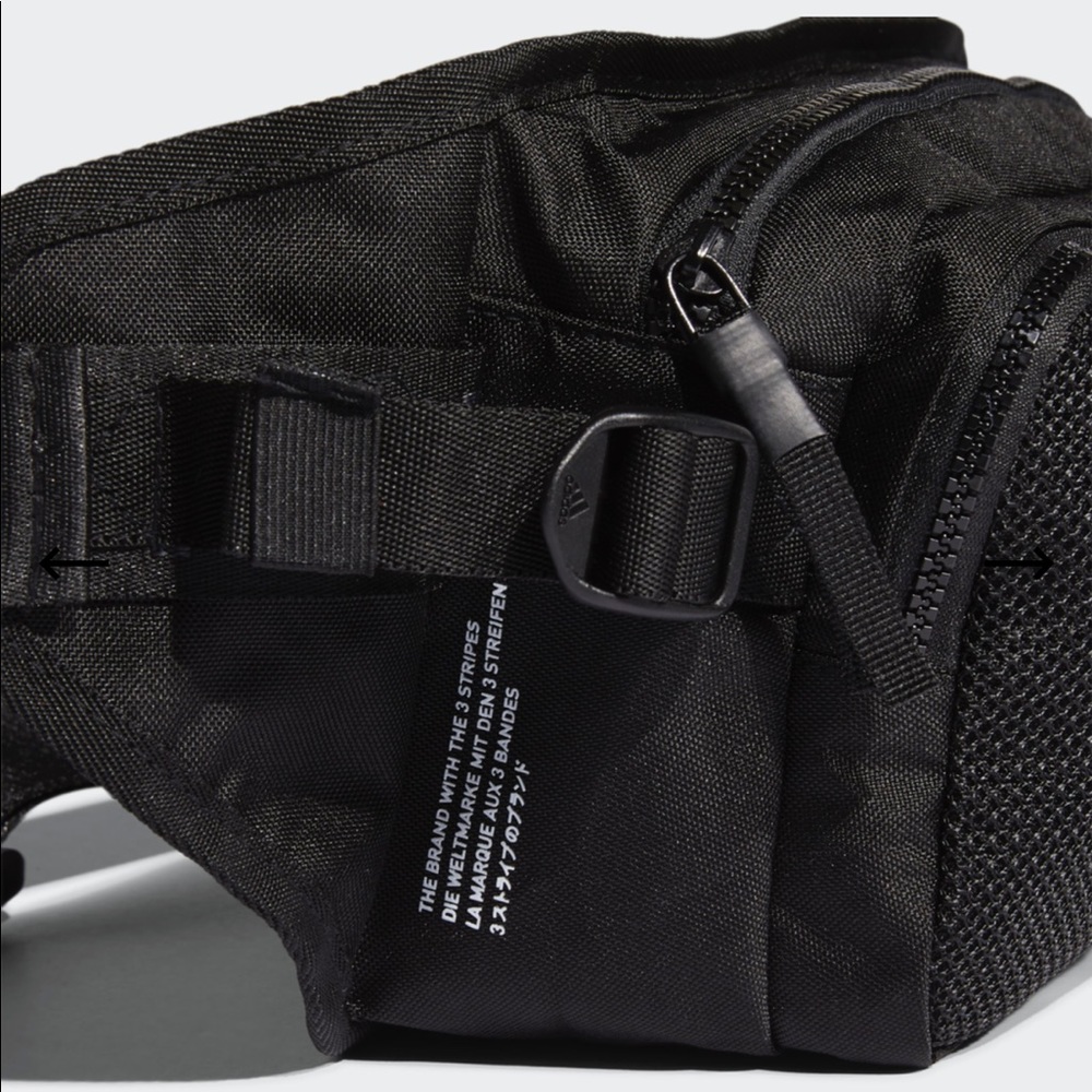 Adidas Amplifier Crossbody black/white - NWT - waist fanny bum bag - Picture 7 of 8